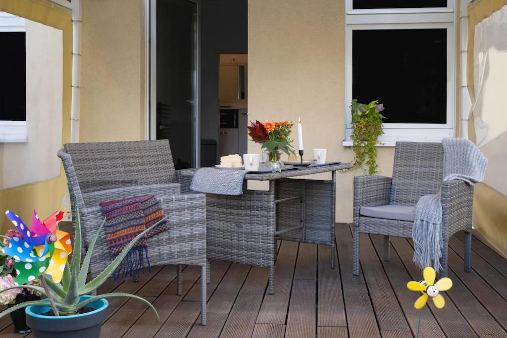 Md-7 Lutherstrasse 15 - Luxus-Wasserbett-Smarttv-Terrasse-2Schlafzimmer Magdeburg Zewnętrze zdjęcie