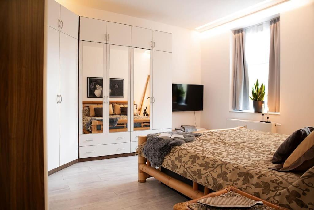 Md-7 Lutherstrasse 15 - Luxus-Wasserbett-Smarttv-Terrasse-2Schlafzimmer Magdeburg Zewnętrze zdjęcie